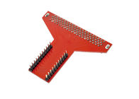 Environmental Friendly Electronic Components Red T Type Shield Adapter For Microbit